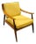 1950s Mid-Century Modern Blade Arm Lounge Chair Attributed to Kofod Larsen For Sale