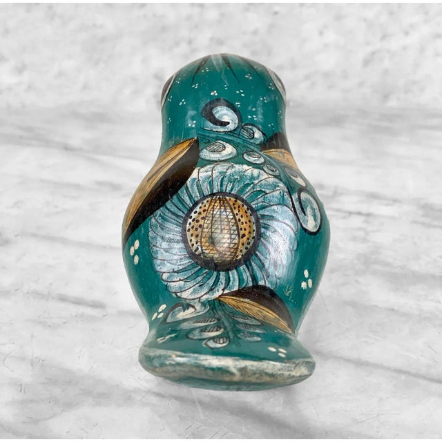 Late 20th Century Vintage Southwestern Mexican Pottery Toucan Bird Sculpture For Sale - Image 5 of 7