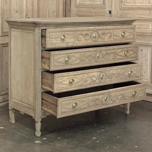 18th Century Liègeois Louis XVI Period Stripped Oak Commode For Sale - Image 15 of 18