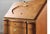 Wood Vintage Oak Fold Down Secretary Bureau in Style of Kjærnulf, 1960s For Sale - Image 7 of 18