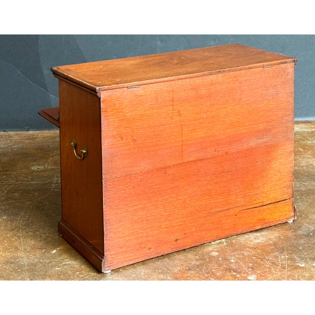 English Lift-Top Folding Front Chest of Mahogany From the Edwardian Era For Sale In Austin - Image 6 of 14