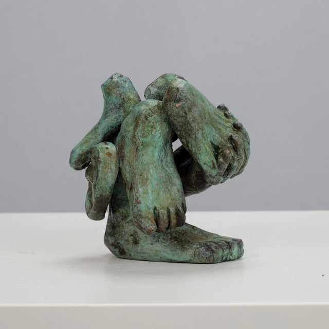 Dutch Artist, Figurative Bronze Sculpture, 1970s, Bronze For Sale - Image 10 of 10