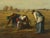 After Millet, Harvest Workers in the Field, 1900, Chromolithograph on Paper For Sale - Image 4 of 10
