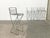 Silver Postmodern German Kreuzschwinger Bar Stools by Till Behrens for Schlubach, 1980s, Set of 4 For Sale - Image 8 of 15