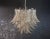 Dark Gray Italian Murano Three-Tier Smoked Felci Glass Chandelier-48 Glasses For Sale - Image 8 of 9