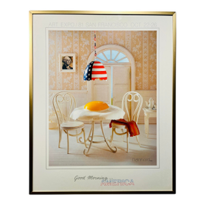 Original "Good Morning America" Art Expo 1981, San Francisco Poster by Reinhard