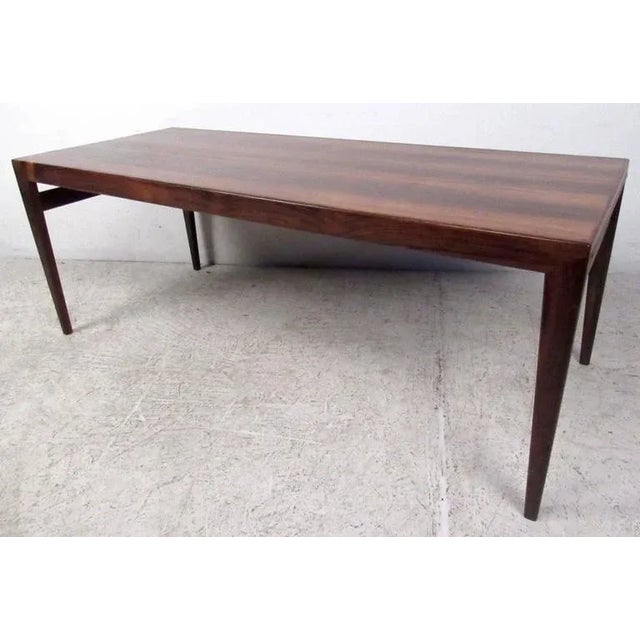 Johannes Andersen Johannes Anderson Expandable Rosewood Coffee Table For Sale - Image 4 of 6
