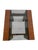 Mid-Century Modern Lane Smoked Glass Walnut Side Tables - Set of 2 For Sale - Image 10 of 11
