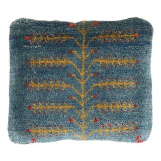 Pasargad DC Fine Hand Knotted Persian Gabbeh Pillow For Sale