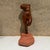 1950s Mid-Century Modern Female Sculpture Hand Carved Mahogany Wood For Sale - Image 5 of 11