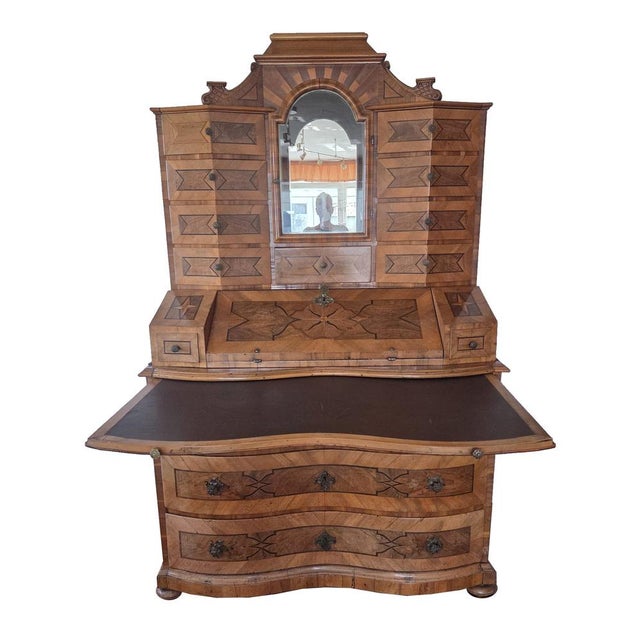 Antique South German Barock Secretaire, 1760 For Sale - Image 4 of 18