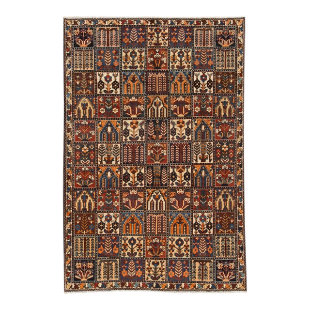 Vintage Baktarie Wool Rug For Sale