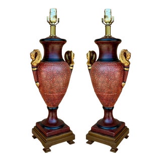Neo-Classical Style Table Lamps by Frederick Cooper - Pair For Sale