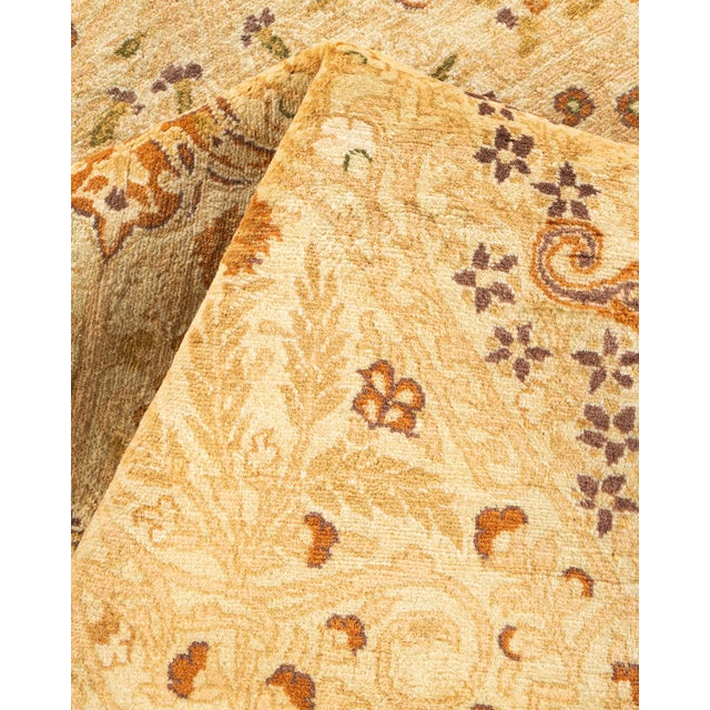 Textile Mogul, One-of-a-Kind Hand-Knotted Area Rug - Ivory, 4' 8" x 7' 4" For Sale - Image 7 of 8