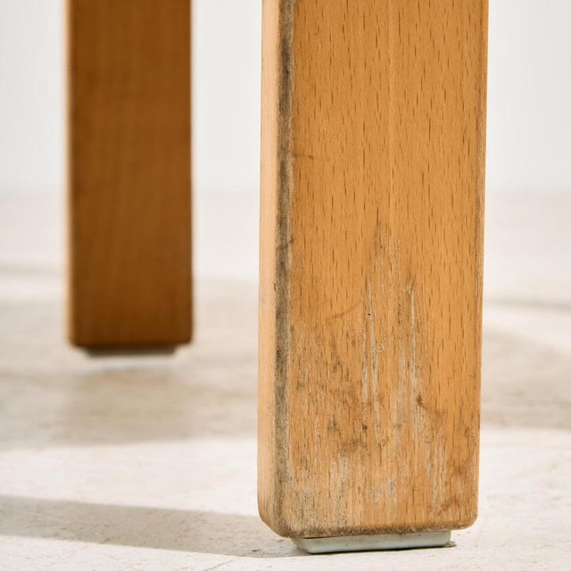 Stackable Beech Chair, 1980s For Sale - Image 6 of 16