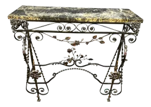 Oscar Bach Style Iron Console