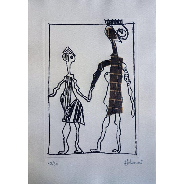 Jean-Jacques Laurent, Les amoureux de Nice, Etching For Sale - Image 7 of 7
