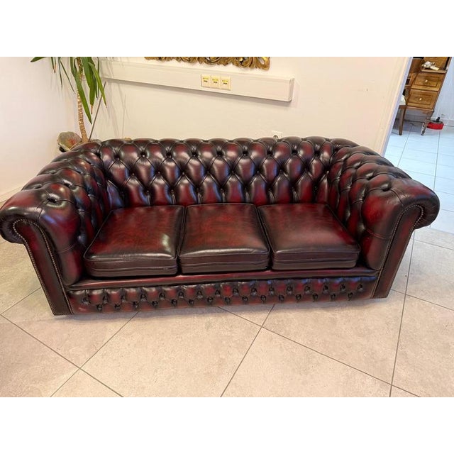 Vintage Chesterfield Club Chair For Sale - Image 6 of 18