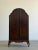 Art Deco 1960s Burl & Walnut Art Decor Armoire on Cabriole Legs For Sale - Image 3 of 17