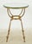 Gold Vintage European Round Mirrored Top Gueridon Side Table For Sale - Image 8 of 10