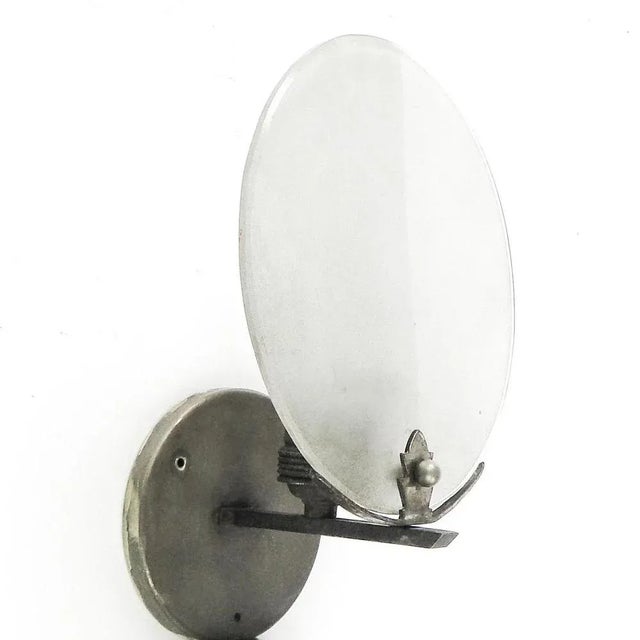 Metal Art Deco Wall Lamp, Poland, 1930s For Sale - Image 7 of 8