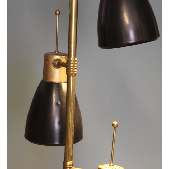 Metal French Three-Light Floor Lamp from Monix, 1950s For Sale - Image 7 of 13