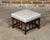 English 19th Century Bobbin Stool with Upholstered Seat and Nailhead Trim For Sale - Image 9 of 11