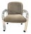 Lion in Frost Lucite Arm Chair (with casters) Dims: 25"W x 26"D x 32"H This Lucite armchair, characterized by a clear...