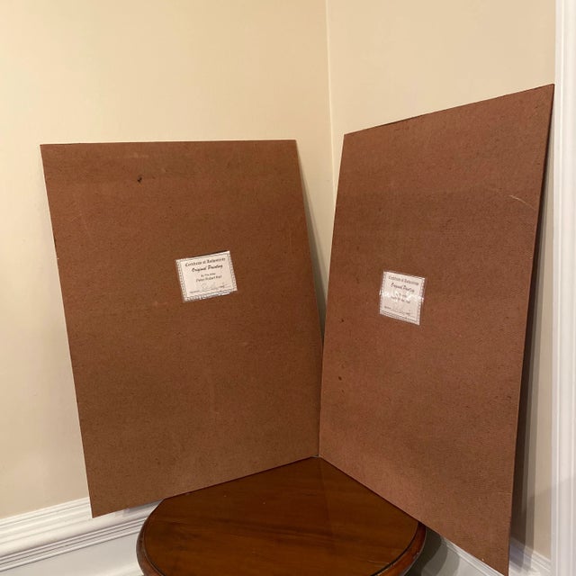 Abstract Peter Keil Original Acrylic on Board Painting ~ a Pair For Sale In Atlanta - Image 6 of 6