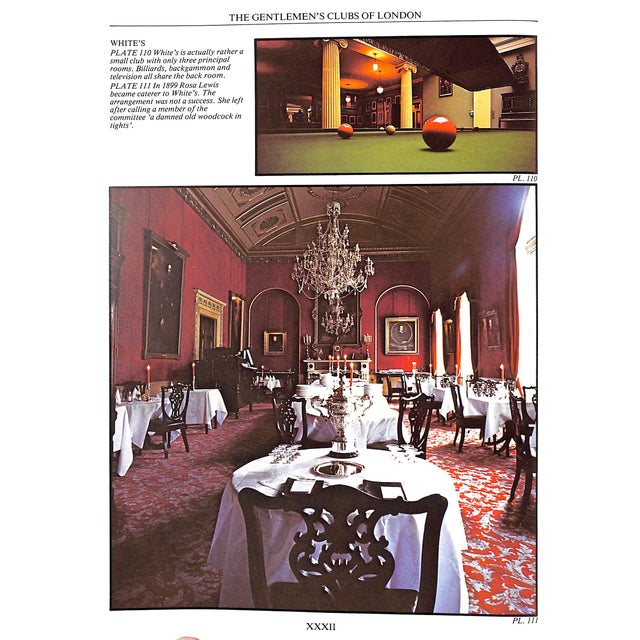 Traditional "The Gentlemen's Clubs of London" 1984 Lejeune, Anthony & Lewis, Malcolm For Sale - Image 3 of 13