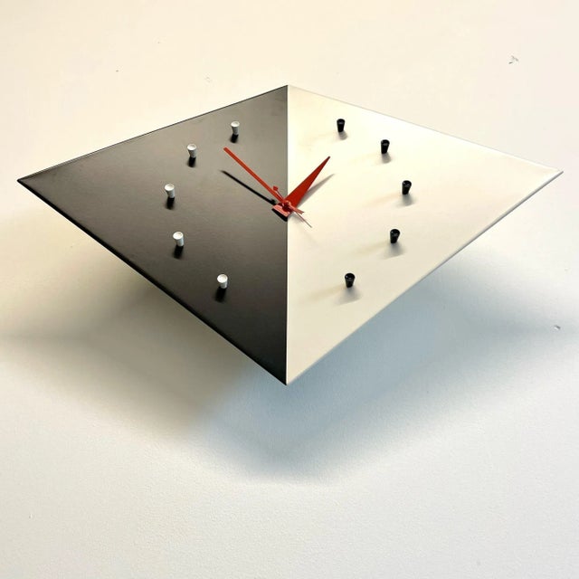 Mid-Century Modern Mid-Century Modern Kite Wall Clock by George Nelson, Howard Miller, Vitra Label For Sale - Image 3 of 13