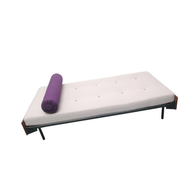 Vintage White & Purple Daybed For Sale - Image 11 of 11