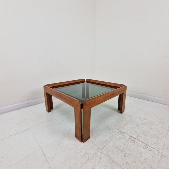 Cassina Mid-Century Modern Italian Coffee Table by Afra & Tobia Scarpa for Cassina, 1960s For Sale - Image 4 of 15
