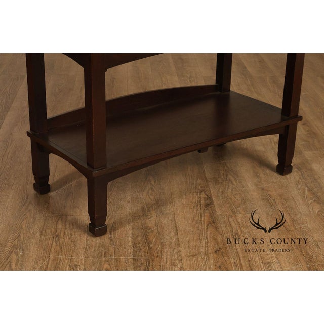 Antique Mission Oak Server Sideboard For Sale - Image 15 of 18