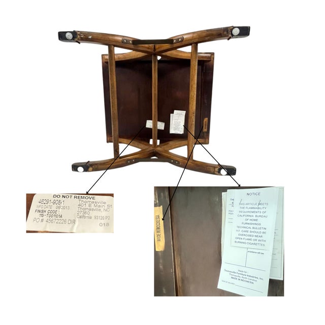 Mid 19th Century Ernest Hemingway 462 Safari Writing Desk and Chair Set For Sale - Image 11 of 13