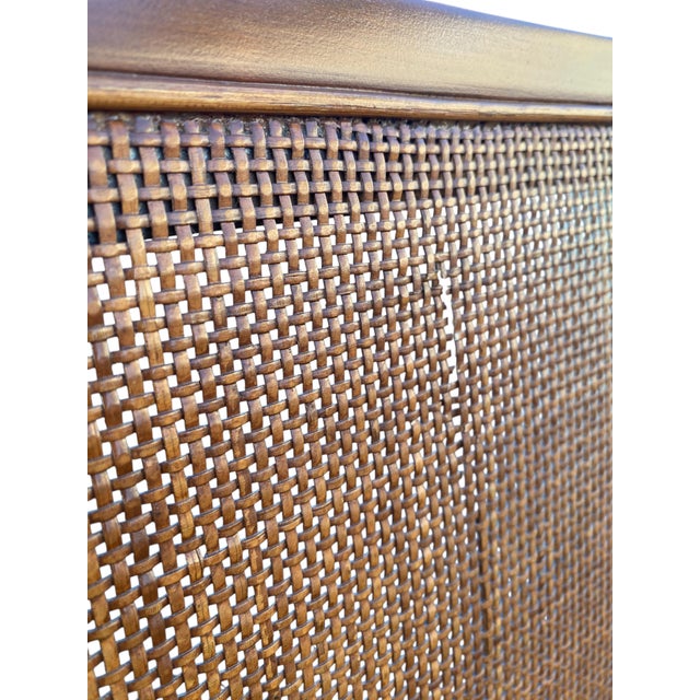 Edward Wormley Mid Century Modern Mahogany Cane Back Dining Chairs for Dunbar - Set of 6 For Sale - Image 13 of 16