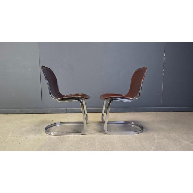Vintage Dining Chairs from Cidue, 1970s, Set of 6 For Sale - Image 3 of 15