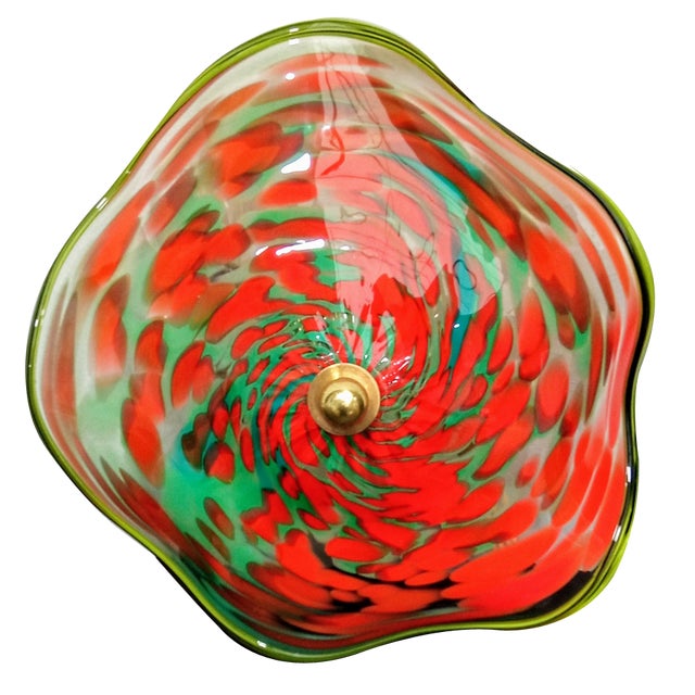 Vintage Wall Light in Murano Glass For Sale