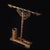 This is an elegant vintage Chinese scholar's desk set, carved from rosewood (Huali wood) in the form of bamboo stalks. The...