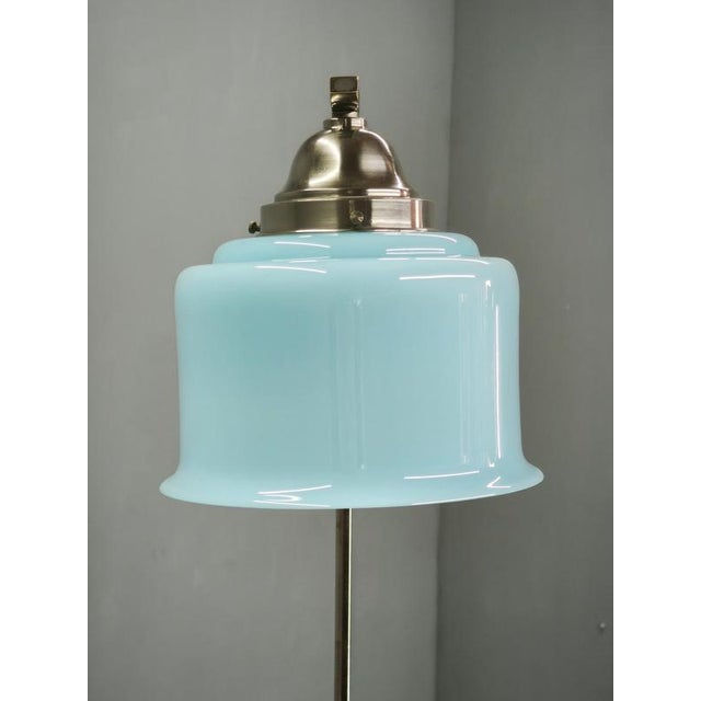 Czech Art Deco Adjustable Floor Lamp with Table, 1930s For Sale - Image 12 of 15