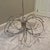 Contemporary Terzani Hook Chandelier Pendant Light Nickel/Clear Suspension Lamp 90cm For Sale - Image 3 of 5