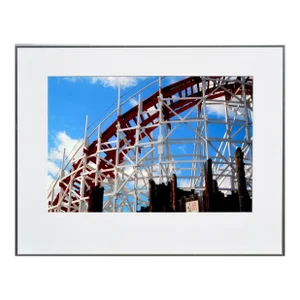"You May Get Wet" - Santa Cruz Boardwalk Color Photograph by Deborah Eddy
