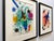 Mid-Century Modern Joan Miro Vintage 1972 Mid Century Modernist Framed " Le Chanteur " and " l'Etoile Bleu " Original Lithograph Prints - Set of 2 For Sale - Image 3 of 18