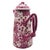 Late 20th Century Maximalist Pink Chinoiserie Lidded Coffee Pot, Fine Crackle Glaze Porcelain 11.75" For Sale - Image 10 of 17