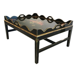 Hollywood-Chic Chinoiserie Cocktail Coffee Table by Bailey & Griffin From the Monkey Business Collection For Sale