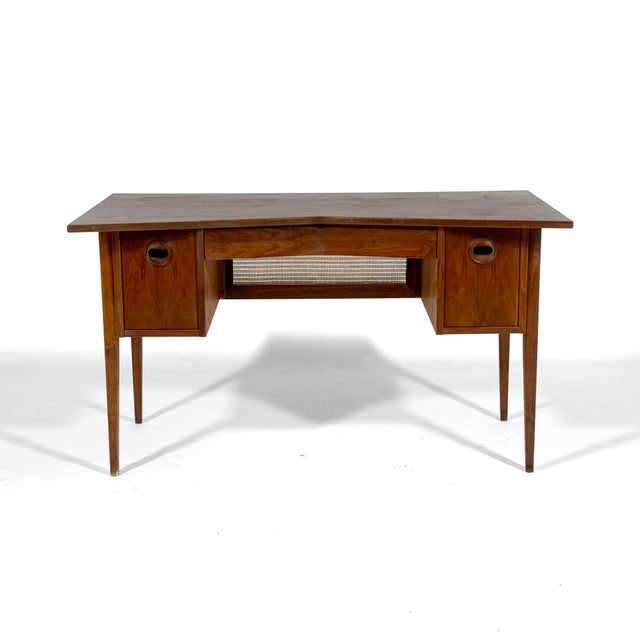 Mid-Century Modern Jack Cartwright Writing Desk by Founders Furniture For Sale - Image 3 of 12