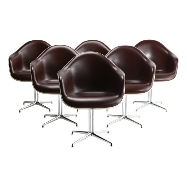 Dax Chairs by Ray and Charles Eames for Vitra, 1960s, Set of 6 For Sale