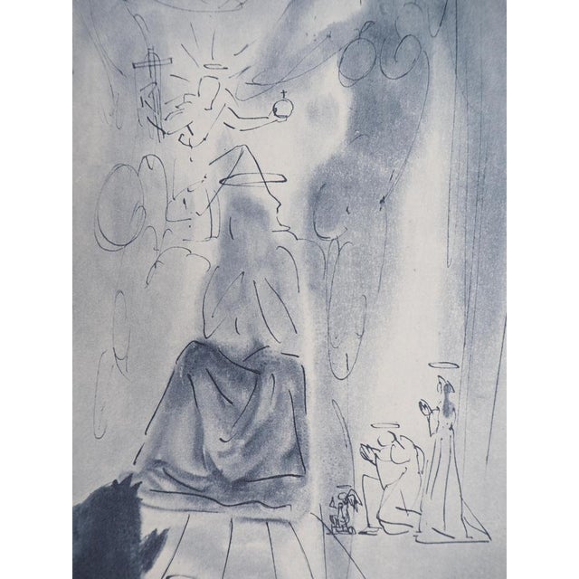 Modern Salvador Dali, Paradise 12, The Triumph of Christ and the Virgin, Engraving For Sale - Image 3 of 8