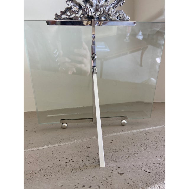 Vintage Ciardini 925 Sterling Silver Glass Picture Frames - Set of 2 For Sale - Image 10 of 14