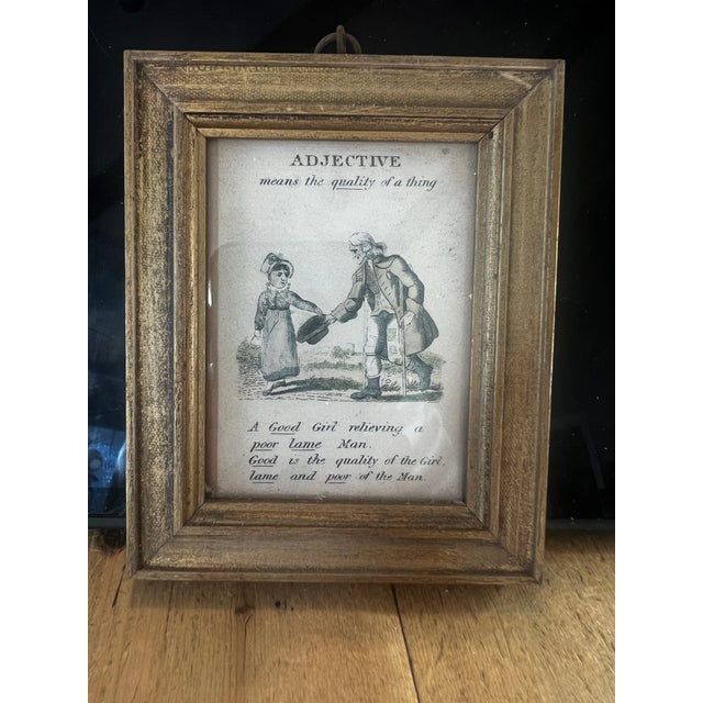 Illustration Set of Eight 19th Century Paths of Learning Miniature Framed Prints For Sale - Image 3 of 9